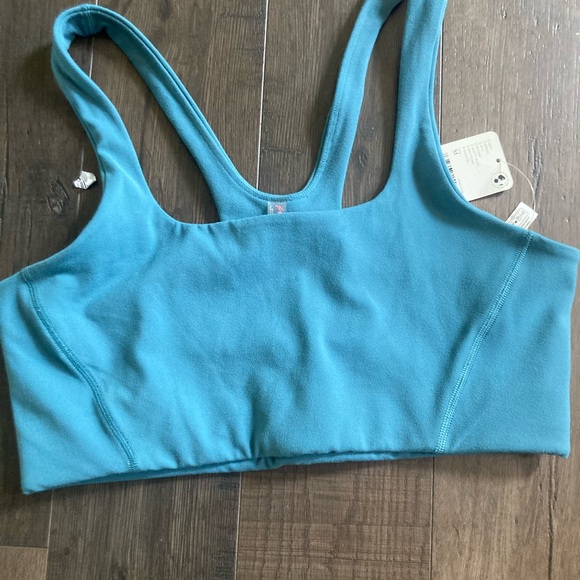 NWT Free People Square Neck Bra/ Hydro/Mediun - Picture 4 of 8